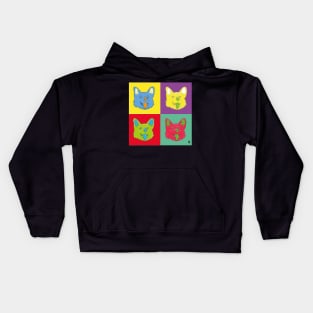 Pop Art Corgis Kids Hoodie